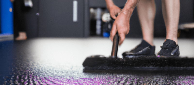 Cómo limpiar el suelo de caucho de un gimnasio - Limpiezas Vivema