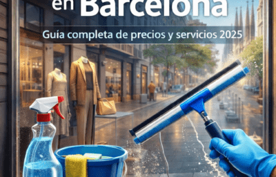 Limpieza de escaparates en Barcelona: guía completa de precios y servicios 2026